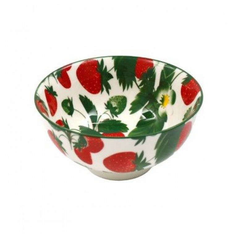 SiL Strawberry Field Bowl Multicoloured Small 120mm x 55mm x 120mm KG3854 | Colourful Fruit Design | Lightweight | Serving Bowl for Cereal-Snacks or Salads