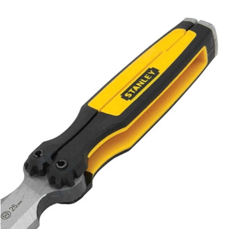 Stanley Fatmax Folding Pocket Chisel Yellow and Black 25mm FMHT0-16145 | Heavy Duty Woodworking Tool | With Retractable Blade and Ergonomic Handle