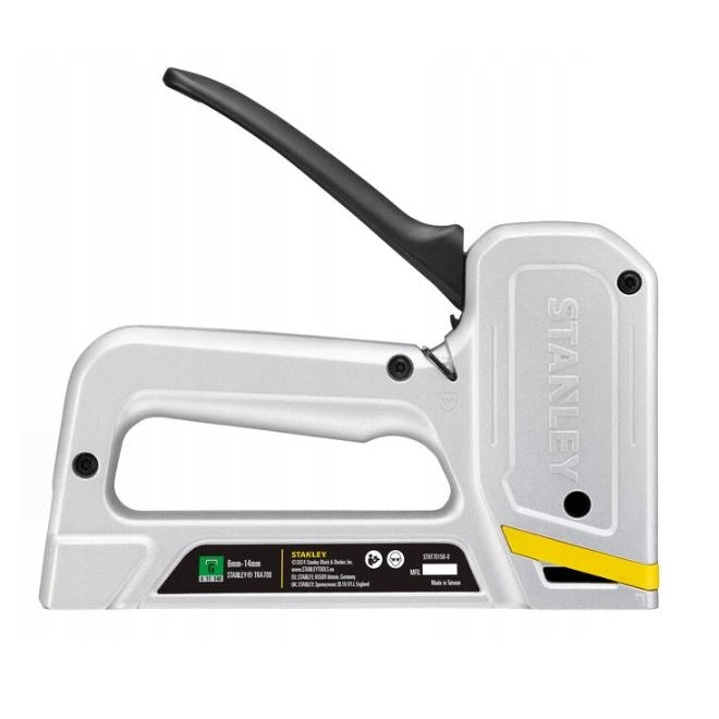 Stanley Heavy Duty Stapler Gun Silver and Black STHT70150-0 | Easy Squeeze Handle | G-Type Staples