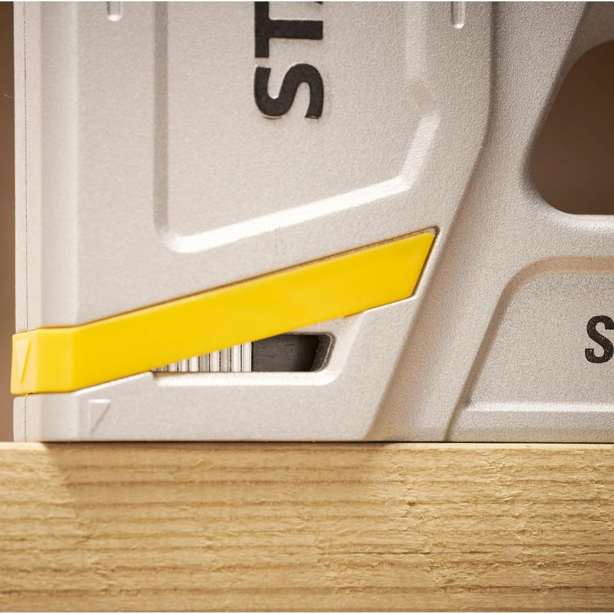 Stanley Heavy Duty Stapler Gun Silver and Black STHT70150-0 | Easy Squeeze Handle | G-Type Staples