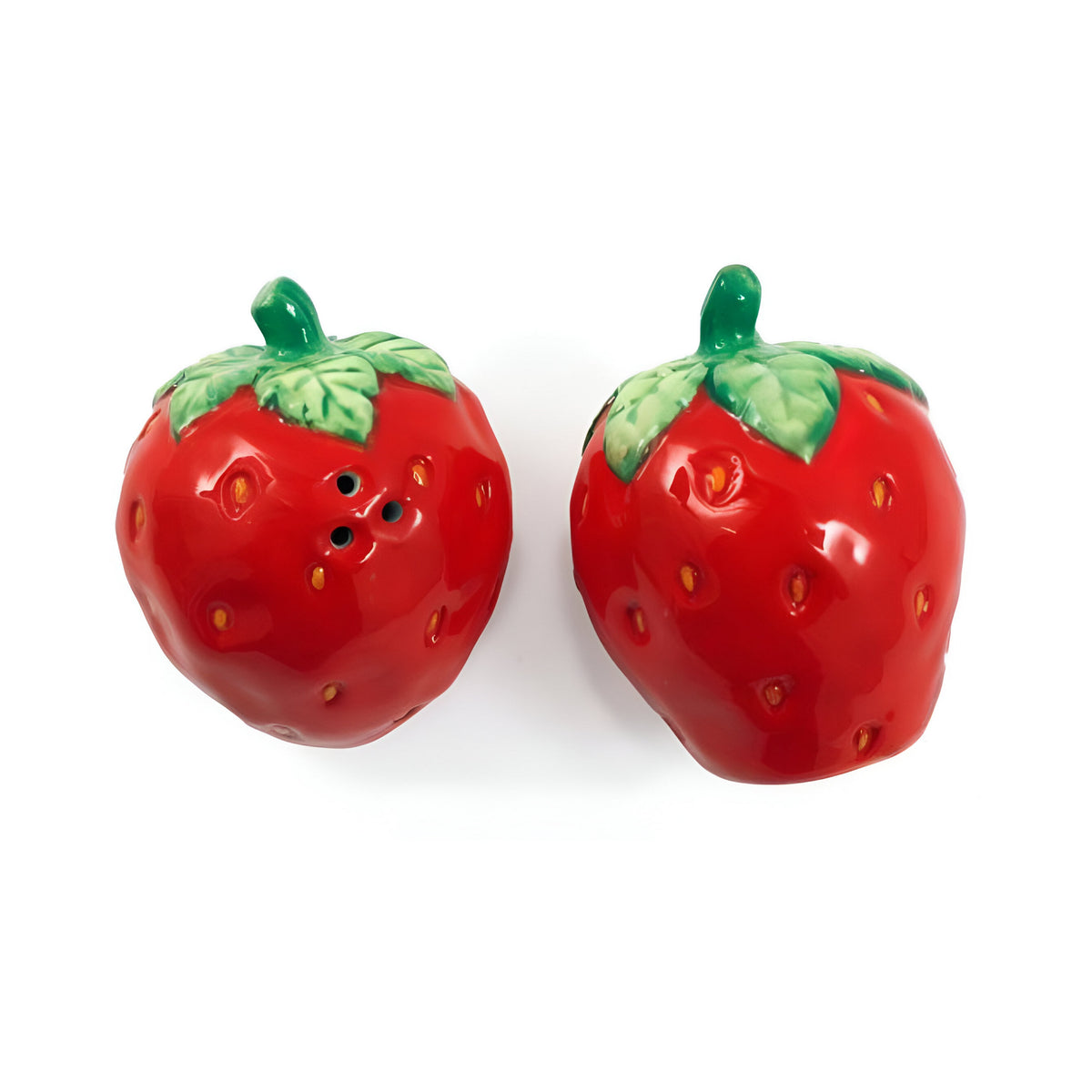 SIL Strawberry Salt + Pepper Set Red 7cm x 6cm x 6cm KG3793