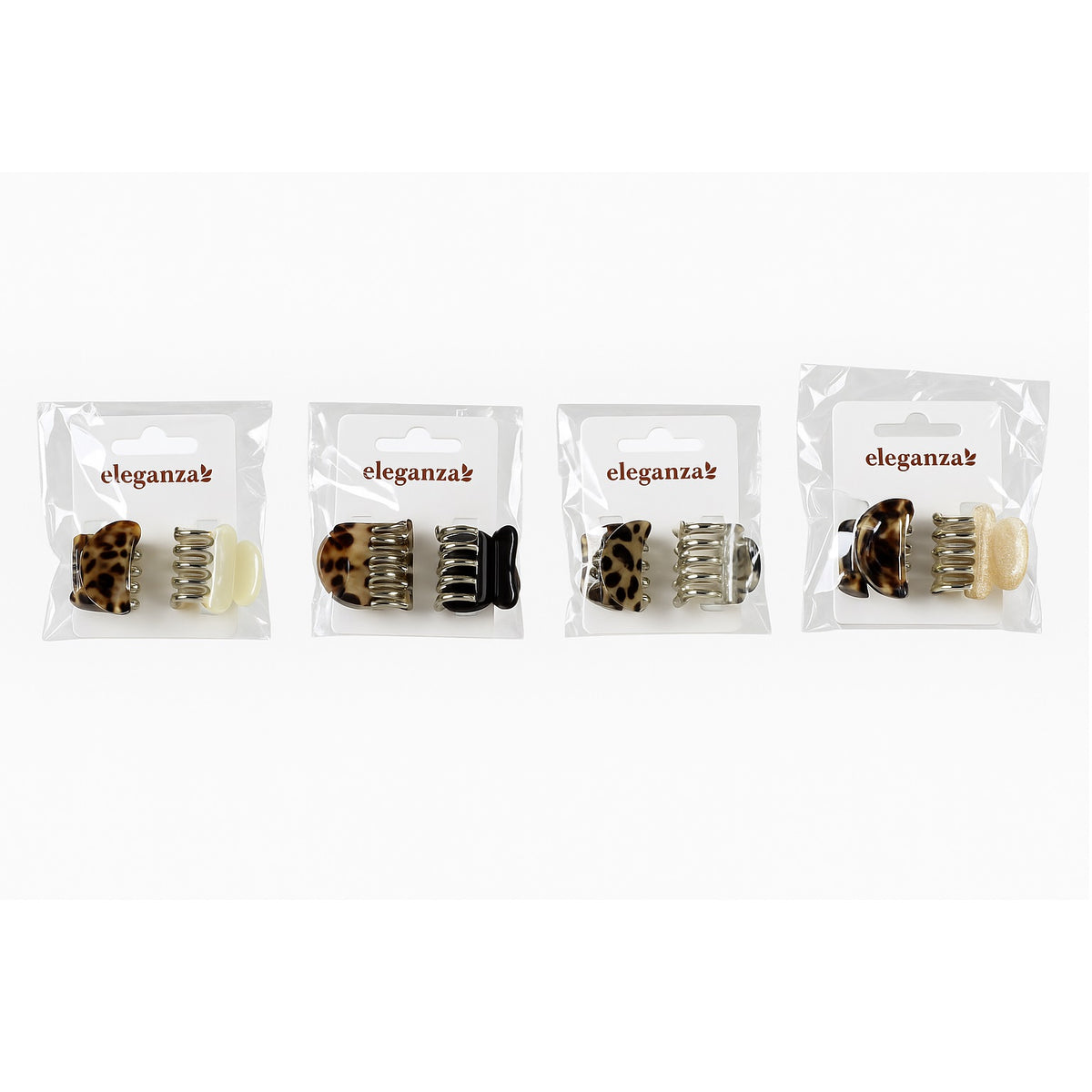 Eleganza Hair Clip Assorted Colours Pack of 2 159021580