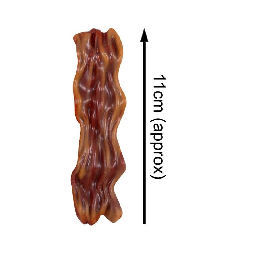 Smart Choice Daily Dental Streaky Bacon for Dogs Brown 11cm x 3cm Pack of 4 92g SC1574 | With Natural Bacon Flavouring | Resealable Pouch | No Artificial Colourants | Low Fat | Grain Free | Contains Calcium | Helps to Maintain Healthy Coat and Joints