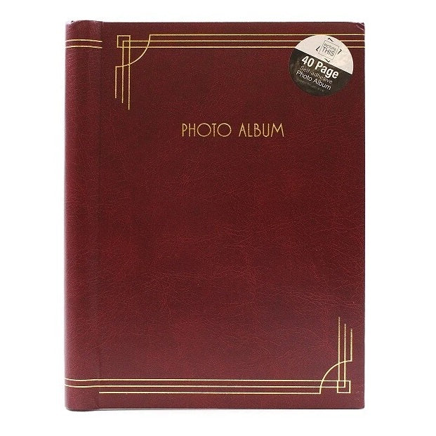Tallon 40 Page Self-adhesive Photo Album Assorted Colours 8-Inch x 6-Inch 7533