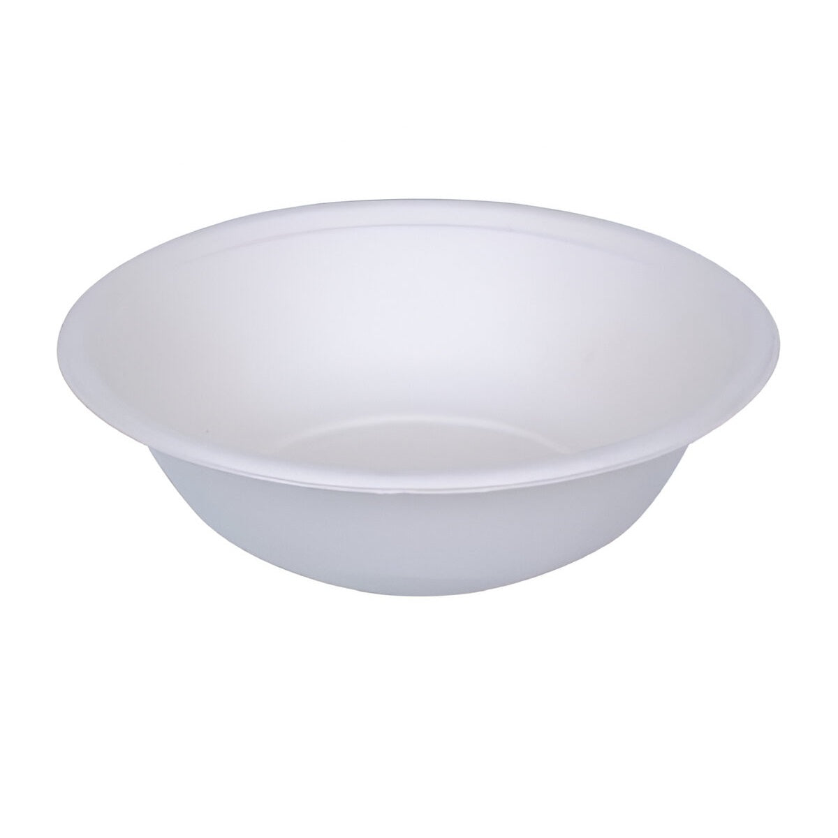 Dura Kitchen Accessories Bagasse Bowl White 350ml Pack of 15 DA010 | Durable | Leak and Cut Resistant | 100 Percent Compostable and Biodegradable | Microwave and Freezer Safe | Premium Strength