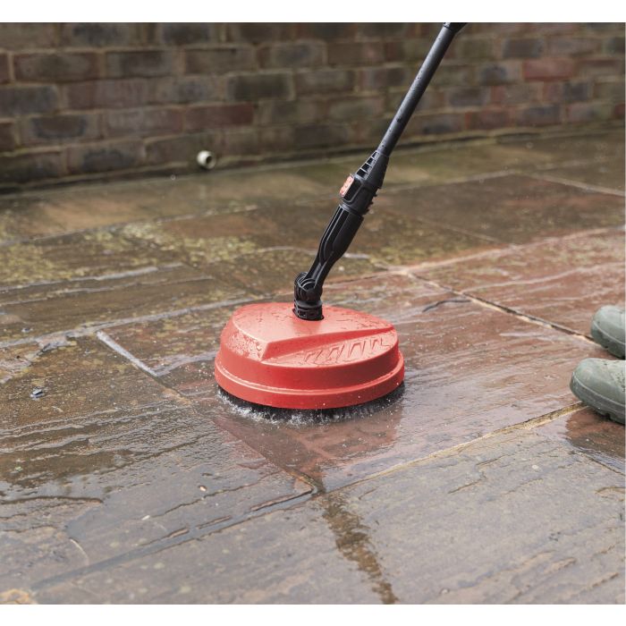 Hilka Electric Pressure Washer with Patio Cleaner 1600W Black 91051600 | Pressure 130 Bar | Adjustable Spray Lance | 5Mtr Cable | 5Mtr Hose | Ideal for Cars-Patios and Garden | Compact Design | 8L Per Minute Max Flow | Includes Patio Brush-Turbo Nozzle