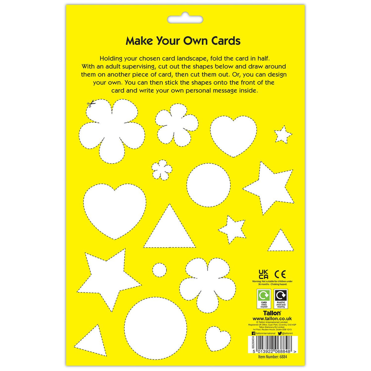Tallon Artbox A4 Kraft Card Brown Pack of 15 6884 | Fantastic for all Crafts | All Sheets are Kraft Card | Hours of Great Creative Fun