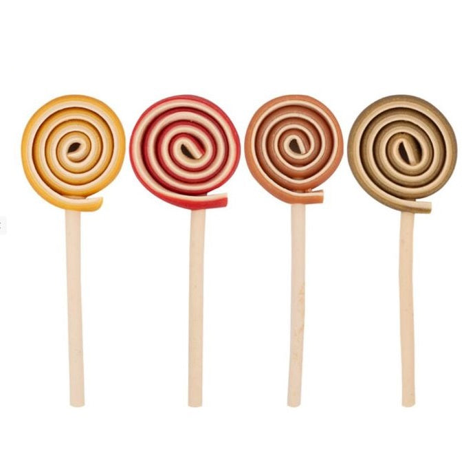 RSW Smart Choice Yummy Flavoured Rolled Lollipops for Dogs Multicoloured Pack of 4 125g SC1774 | 100 Percent Meat and Rawhide Free | Low Fat | Easily Digestible | With Vitamins and Minerals | With Calcium | Dental Hygiene | Resealable Pouch