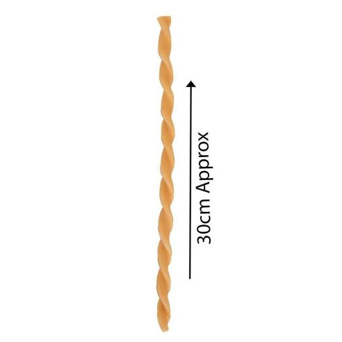 RSW Smart Choice Rawhide Mega Chicken Twists for Dogs Brown 30cm Pack of 5 144g SC1768 | Made with Real Chicken | Low Fat | With Vitamins and Minerals | Dental Hygiene | Tasty Treat | Contains Calcium | No Artificial Colours or Flavours | Helps to