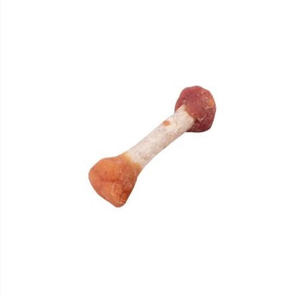 World of Pets Delicious Tasty Mealty Dumbells with Munchy Stick Dog Treats Brown 7.5cm Pack of 8 80g WP1076 | Ideal Treat or Reward | Resealable Pouch | Plaque and Tartar Control | Great for Chewing | Tasty Chicken and Duck with Over 50 Percent Real Meat