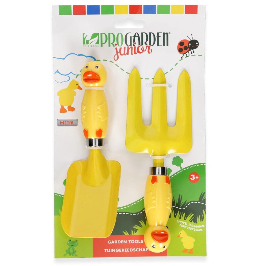 Pro Garden Kids Metal Garden Tool Set Assorted Colours 2-Piece CY8001490