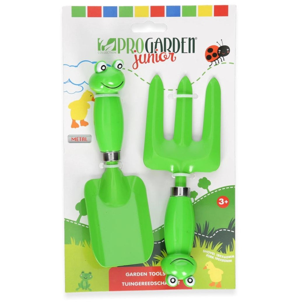 Pro Garden Kids Metal Garden Tool Set Assorted Colours 2-Piece CY8001490