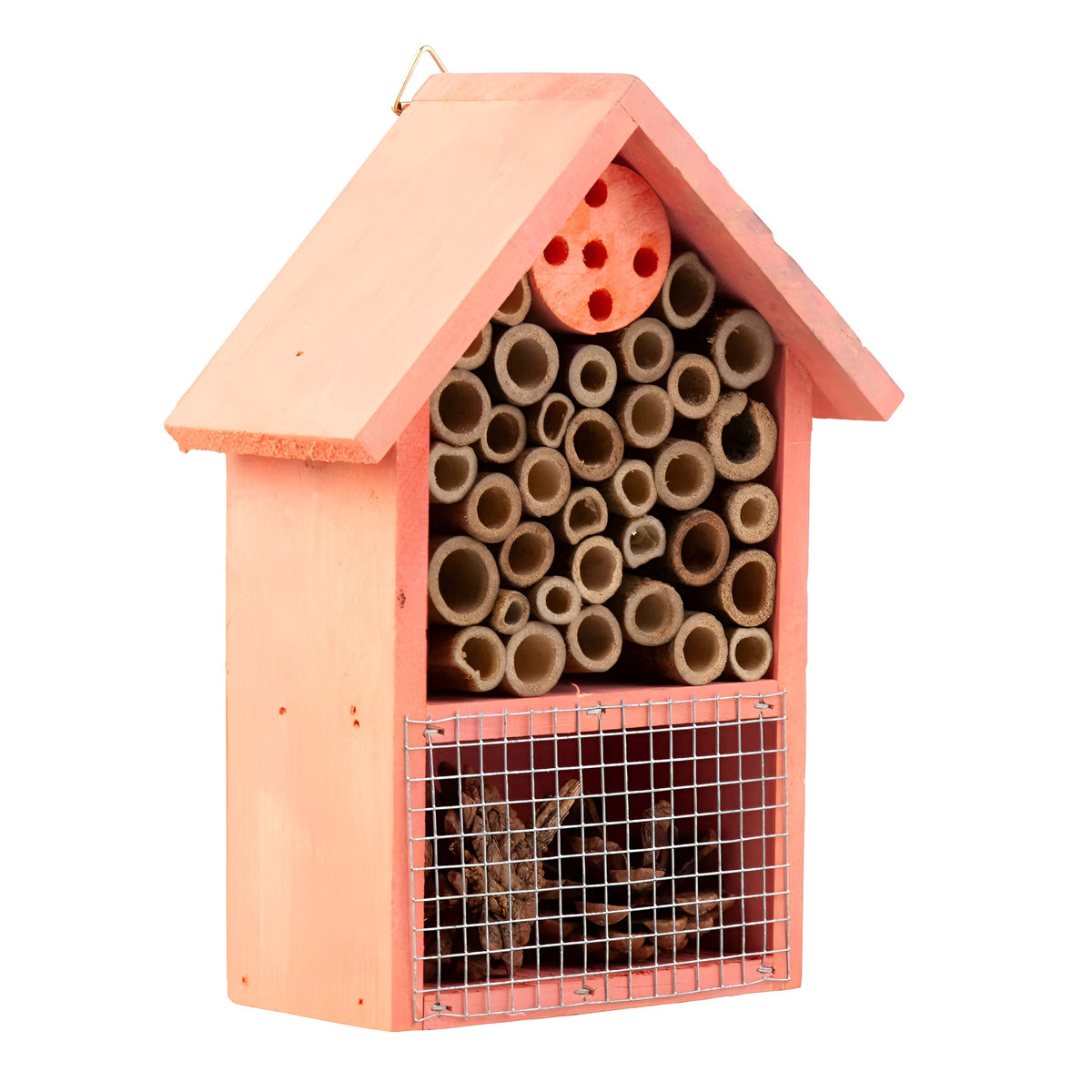 Wooden Insect Hotel Assorted Colours 20cm x 15cm x 8cm Pack of 1 VH2000110