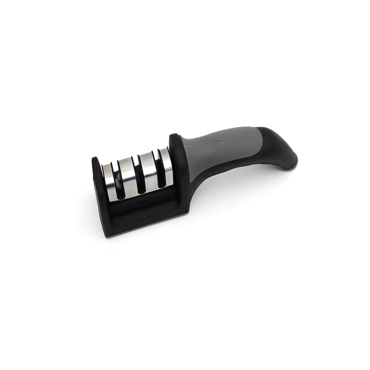 Excellent Houseware Stainless Steel Knife Sharpener Black 21.5cm x 5cm x 5cm C80653420