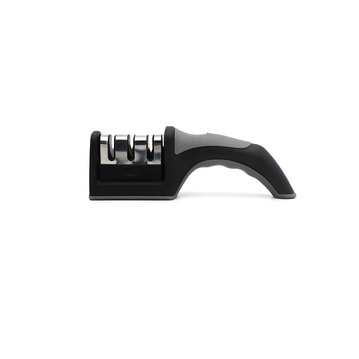 Excellent Houseware Stainless Steel Knife Sharpener Black 21.5cm x 5cm x 5cm C80653420