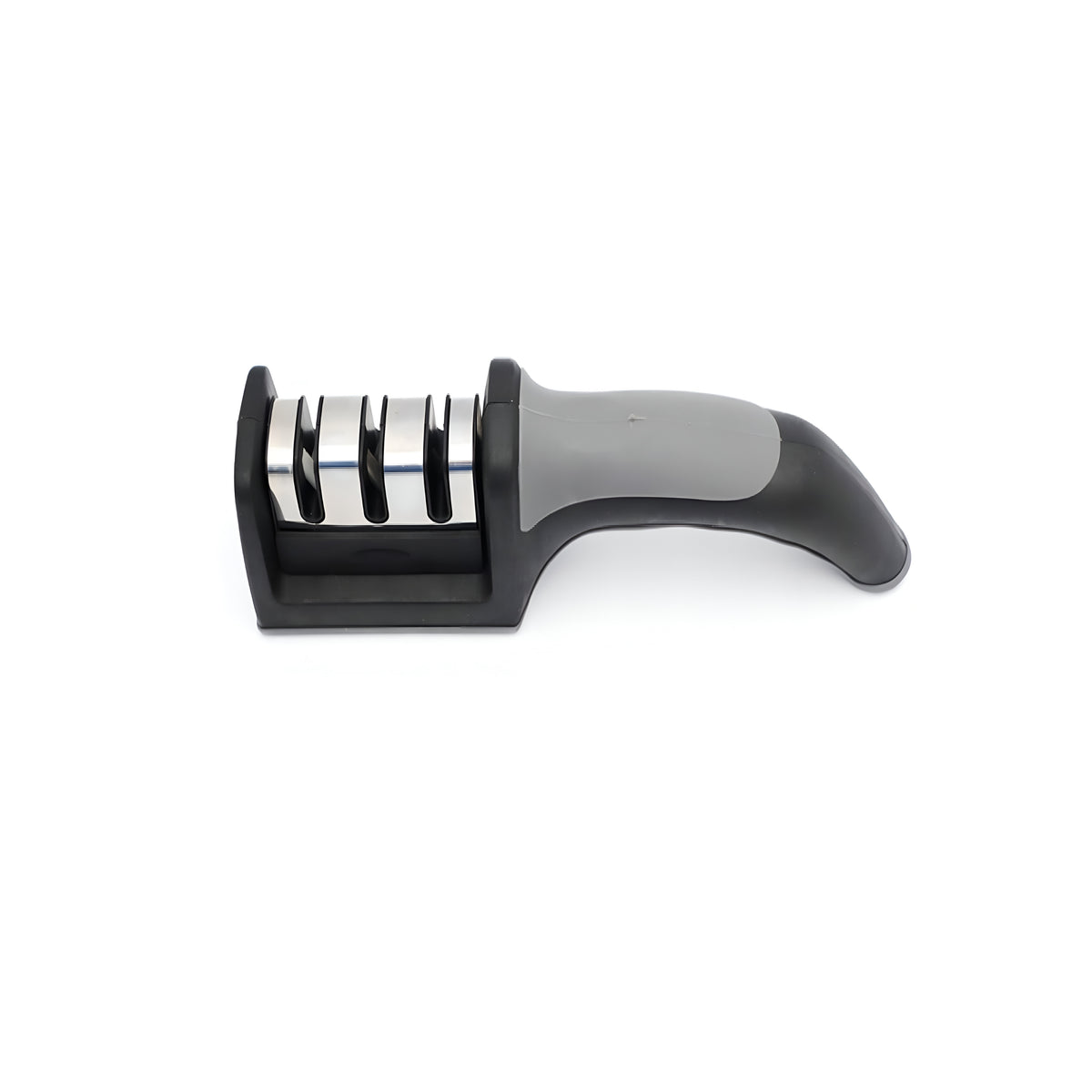 Excellent Houseware Stainless Steel Knife Sharpener Black 21.5cm x 5cm x 5cm C80653420
