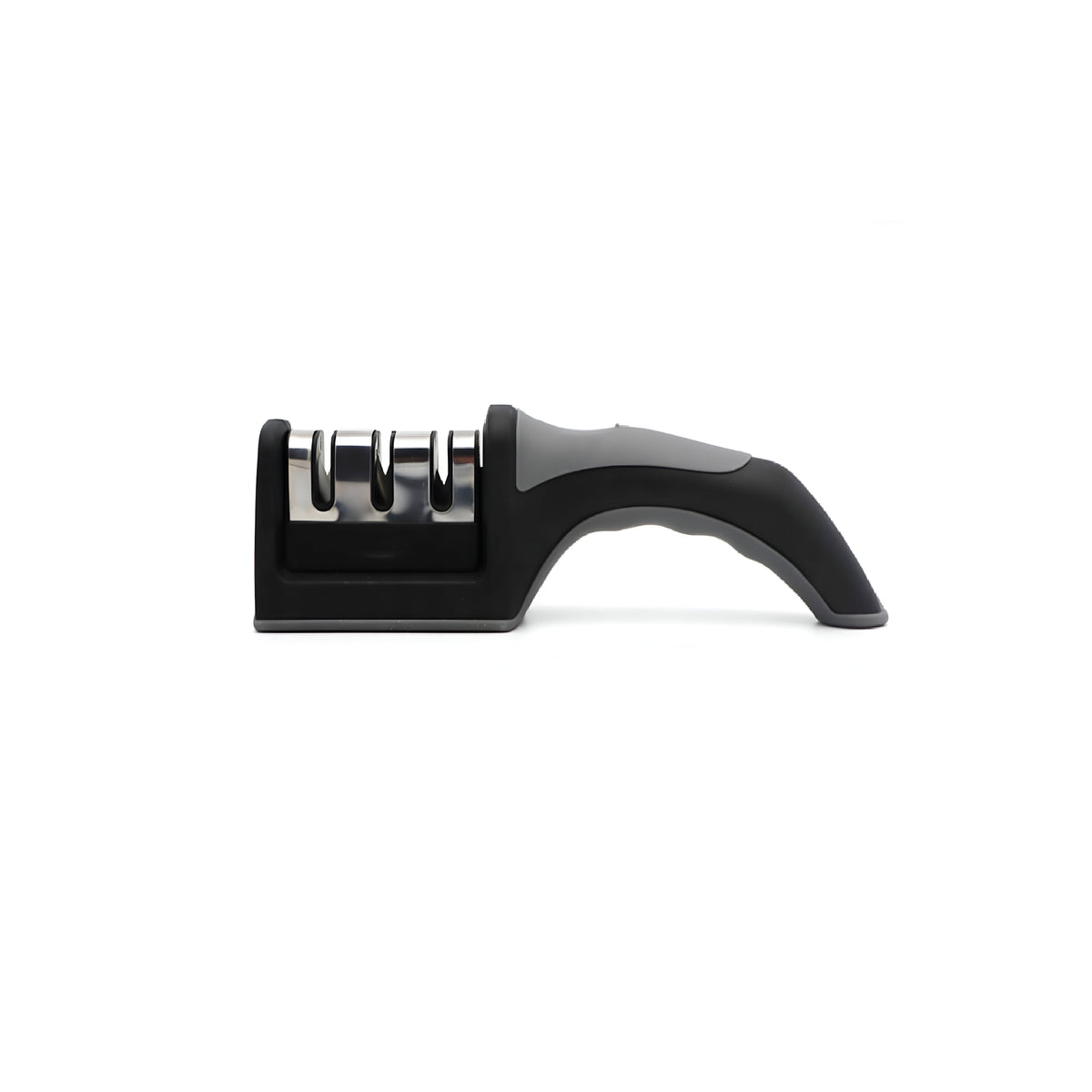 Excellent Houseware Stainless Steel Knife Sharpener Black 21.5cm x 5cm x 5cm C80653420