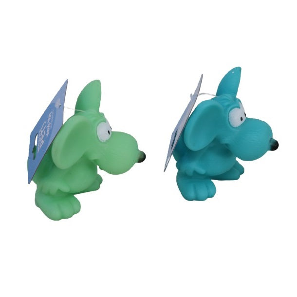 World of Pets Vinyl Mouse Dog Toy with Squeaker Assorted Colours 11.5cm x 5cm x 10cm Pack of 1 WP1464 | Durable Chew Toy for Interactive Pet Play