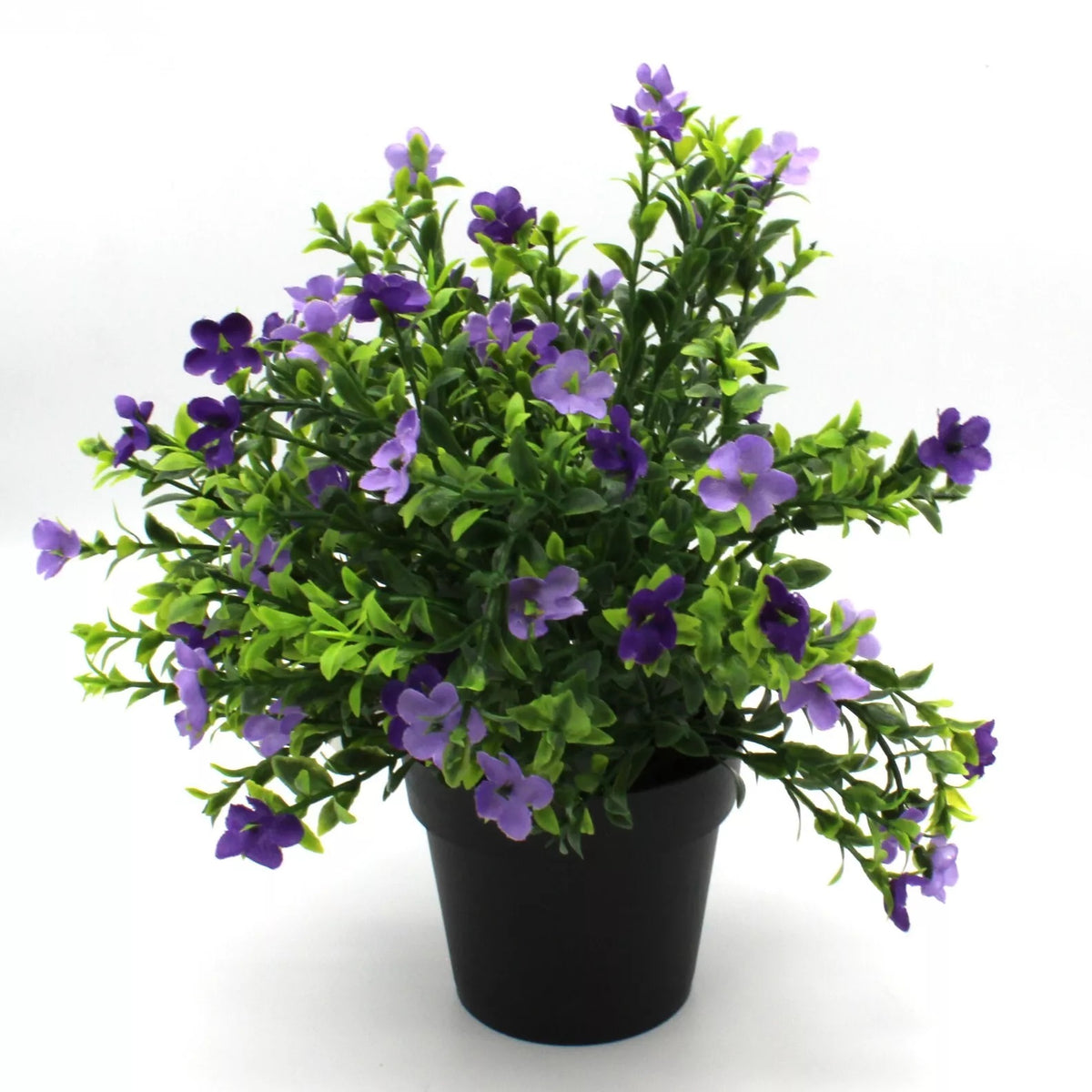 Botanical Decoration Artificial Potted Flower Plants Assorted Colours Pack of 1 317221300 | Floral Decor for Home-Office or Garden | Realistic Faux Plants
