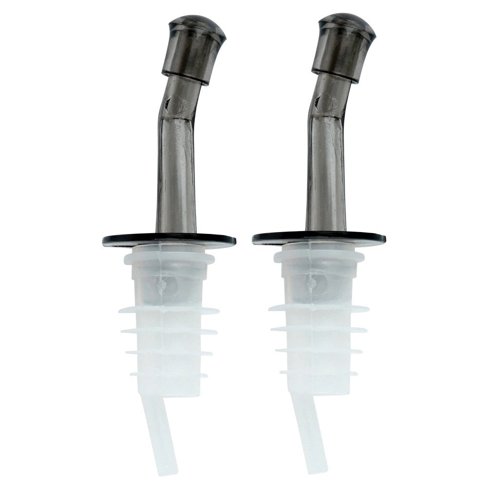 EH Barware Drink Dispenser and Pourer Set Black and White 2-Piece CY5657150