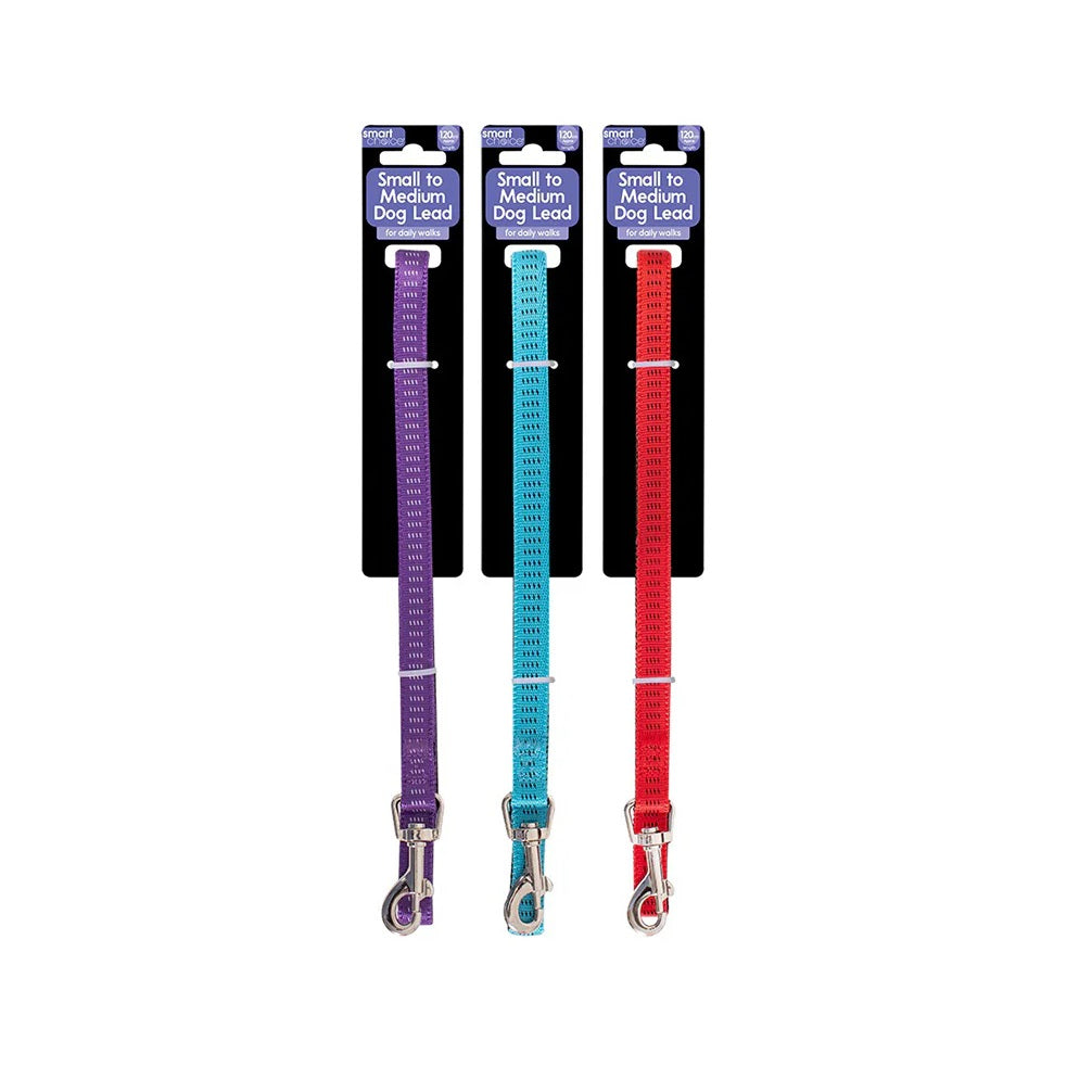RSW Smart Choice Dog Lead Assorted Colours Medium to Large SC1812 | 120cm Approx Length | For Daily Walks