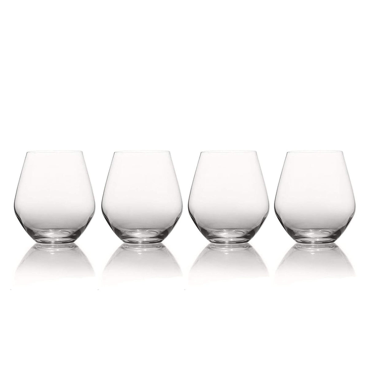 Atmos Fera Lead Free Crystal Drinking Glasses Clear 400ml Pack of 4 SR4000110 | Extra Resistance