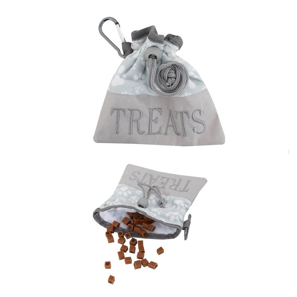 RSW Smart Choice Training Treat Bag with Carabiner Clip Assorted Colours 15cm x 15cm Pack of 1 SC1277 | Drawstring Closure to Keep Treats Fresh | Perfect for Carrying Your Pet Favourite Treats | Handy Clip to Attach to Lead