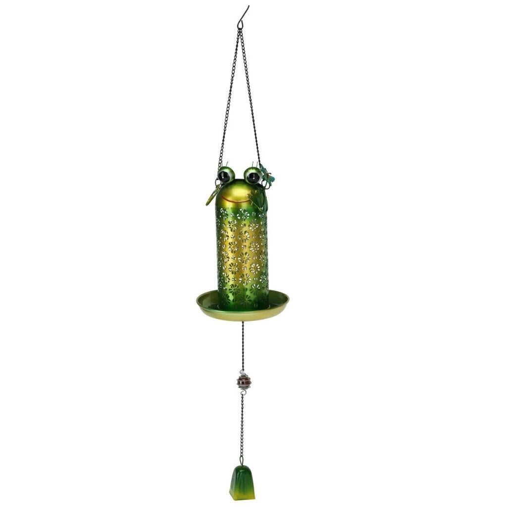 Pro Garden LED Metal Bird Feeder with Hanger Assorted Colours 75cm 573000100