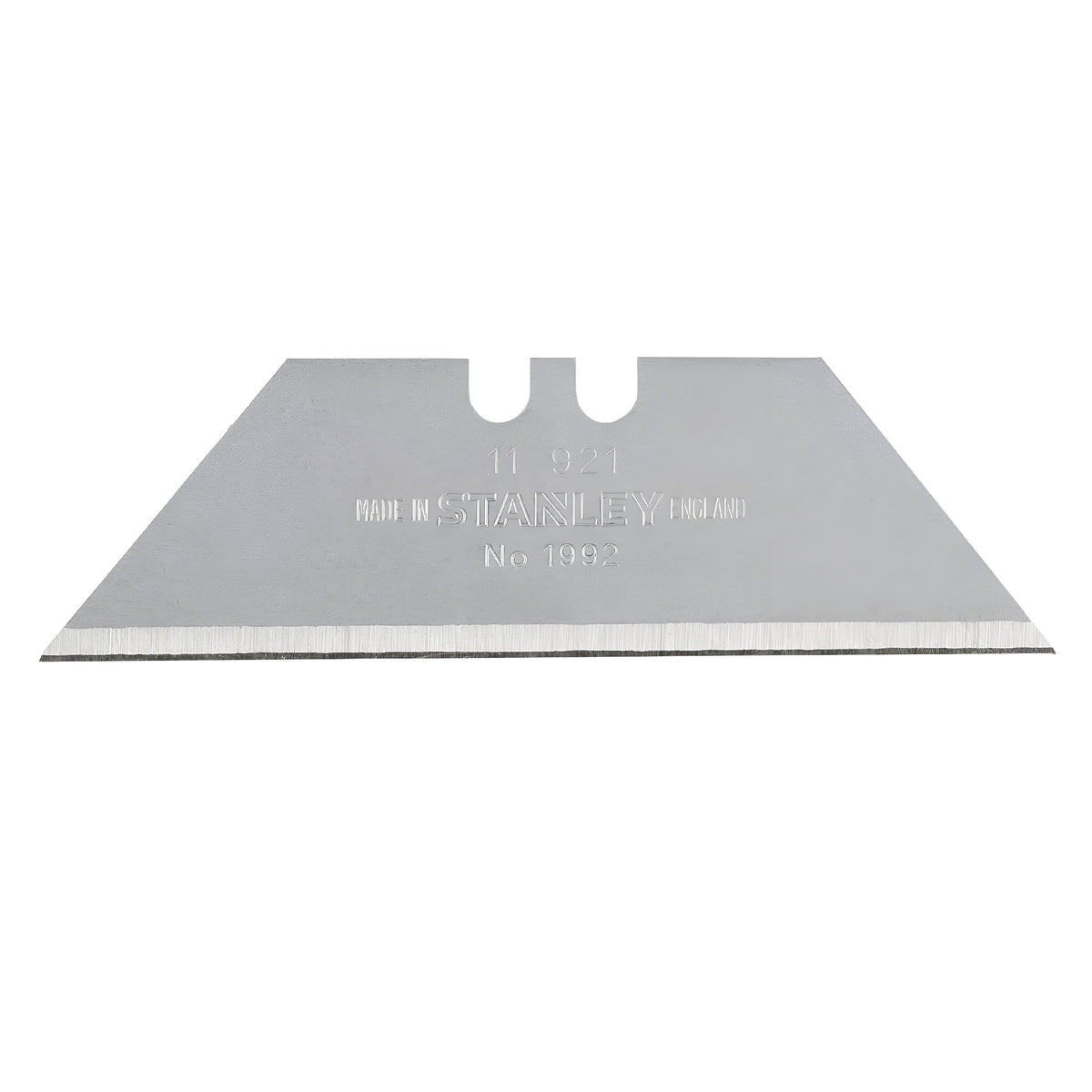 Stanley Heavy Duty Utility Knife Blades With Dispenser Metallic Silver Pack of 10 211921