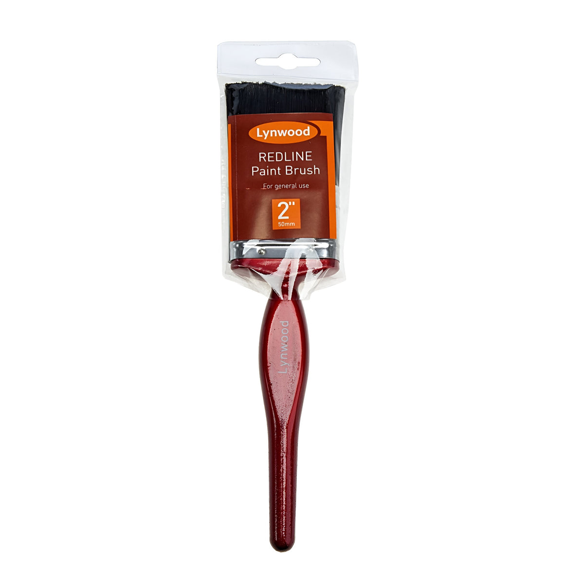 Lynwood Redline Paint Brush Red and Black 2-Inch BR205 | For General Use