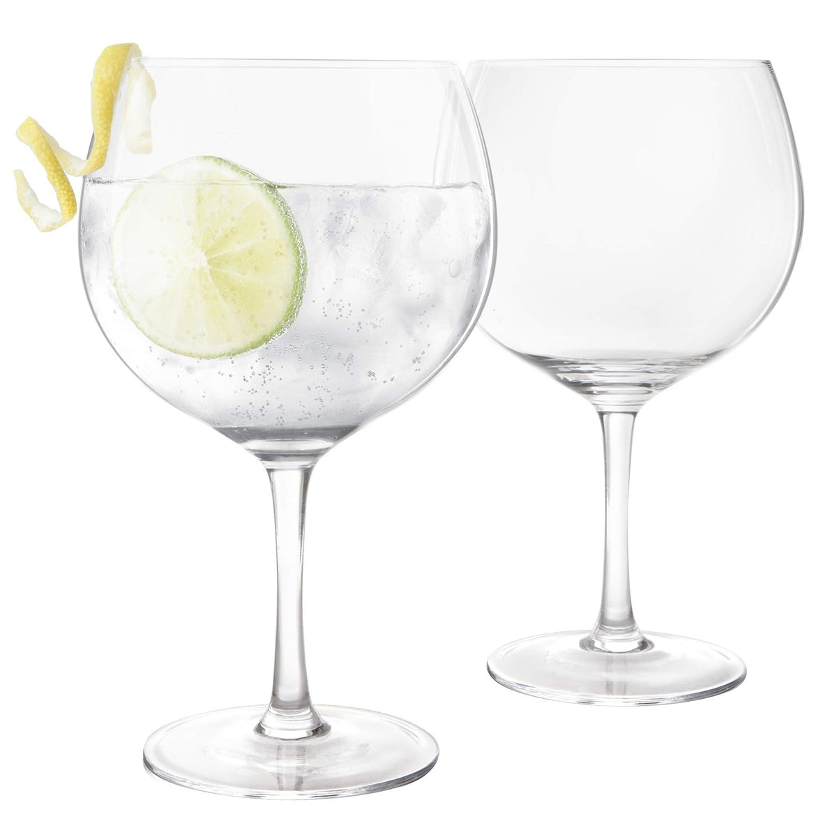 Atmos Fera Lead Free Crystal Gin Tonic Glasses Clear 620ml Pack of 4 SR4000170 | Extra Resistance