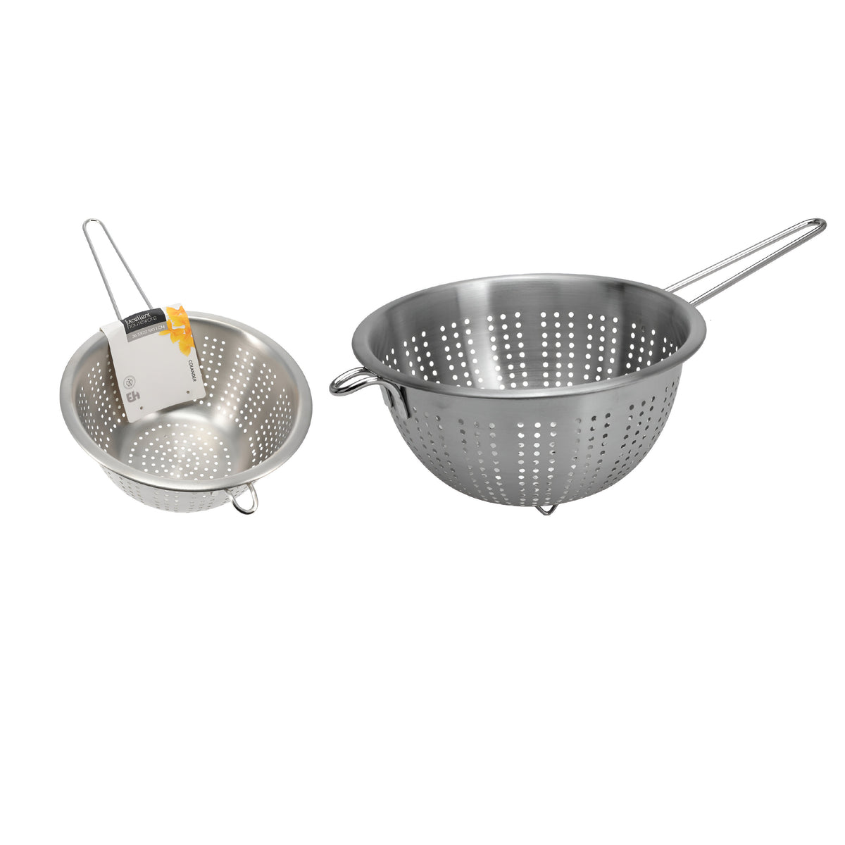 Excellent Houseware Stainless Steel Colander Silver 36.5m x 20.5cm x 11cm A12401510