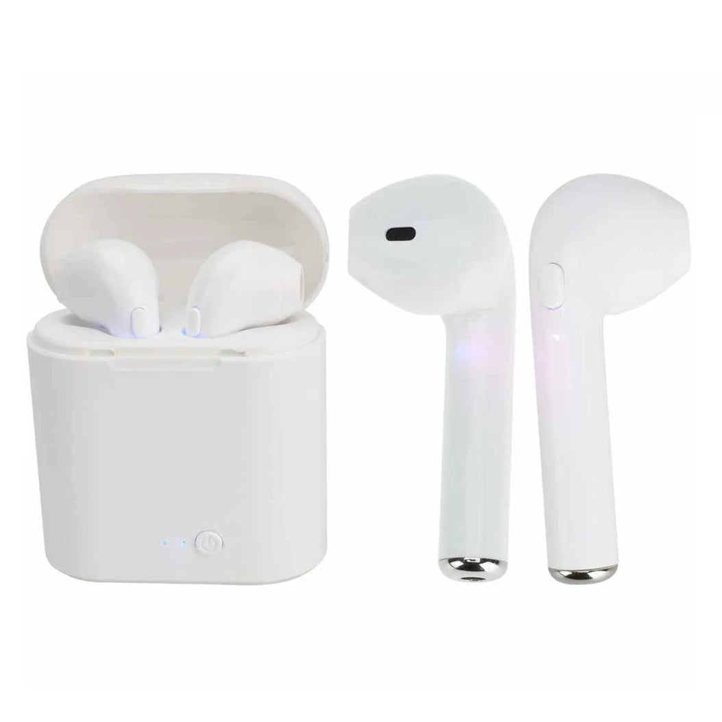 Trybe Wireless Earphones and Charging Station White 109500230 | Voice Assistant | Microphone | Charging Time 1 Hour | Touch Control | 2 Hours Playtime