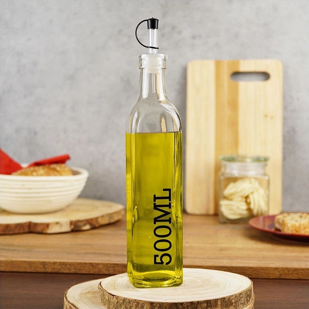 Oil and Vinegar Glass Bottle Transparent 30cm x 6cm x 6cm 500ml CD1003060