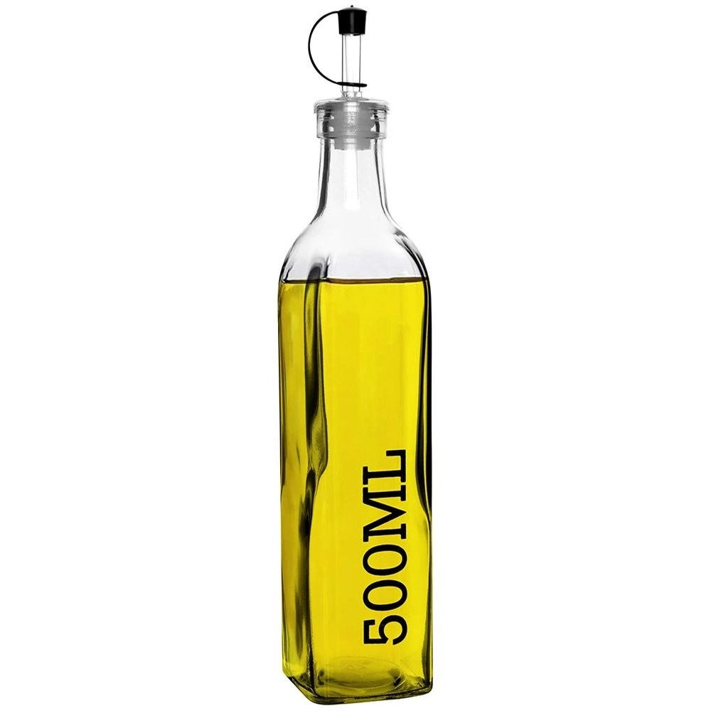 Oil and Vinegar Glass Bottle Transparent 30cm x 6cm x 6cm 500ml CD1003060