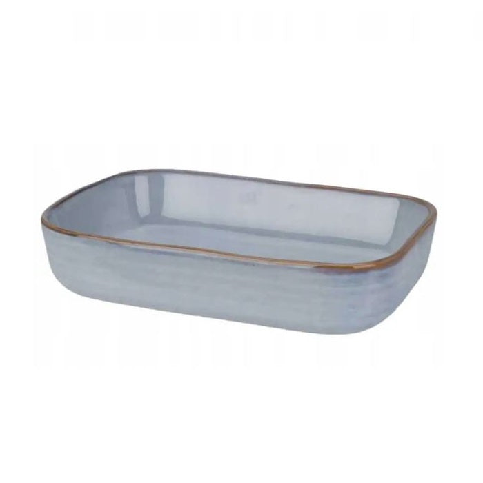 Stoneware Rectangular Oven Dishes Assorted Colours 850ml 23cm x 14cm x 5cm Pack of 1 Q51200690 | Ideal for Lasagna-Roasts and Casseroles | Dishwasher Safe