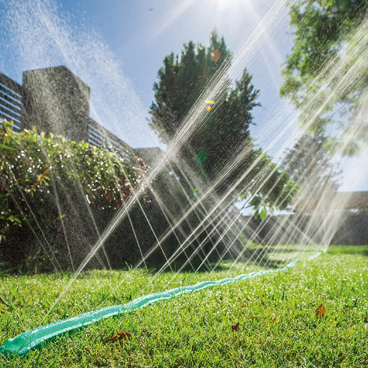 ProGarden Sprinkler Hose Green 15Mtr C22216770 | Irrigation Hose for Lawn-Plants and Borders | Even Water Distribution | Irrigation Sprinkler System