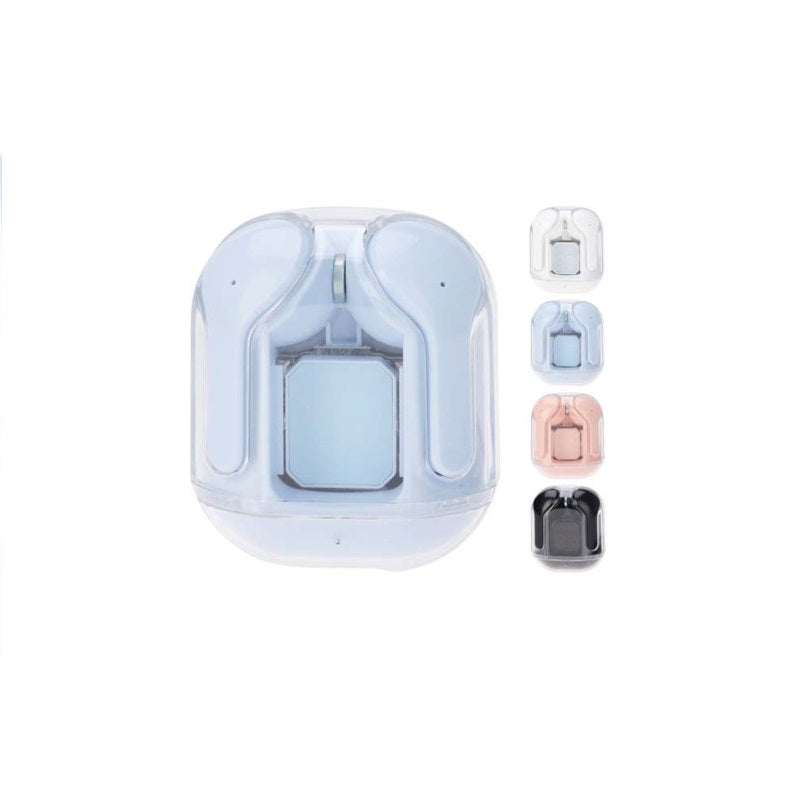 TRYBE Wireless Earphones with LED Charging Case Assorted Colours 4cm x 4.8cm x 2.8cm Pack of 1 109500760 | Bluetooth Earbuds with Digital Display | Transmission Distance - 10Mtr | With 10mm Speaker | USB-C Charging Port | Standby Time - 75Hrs | Play Time - 2-2.5Hr at 50 Percent Volume | Call Time - 1.5-2Hr at 50 Percent Volume | Voice Assistant | Microphone | Touch Control