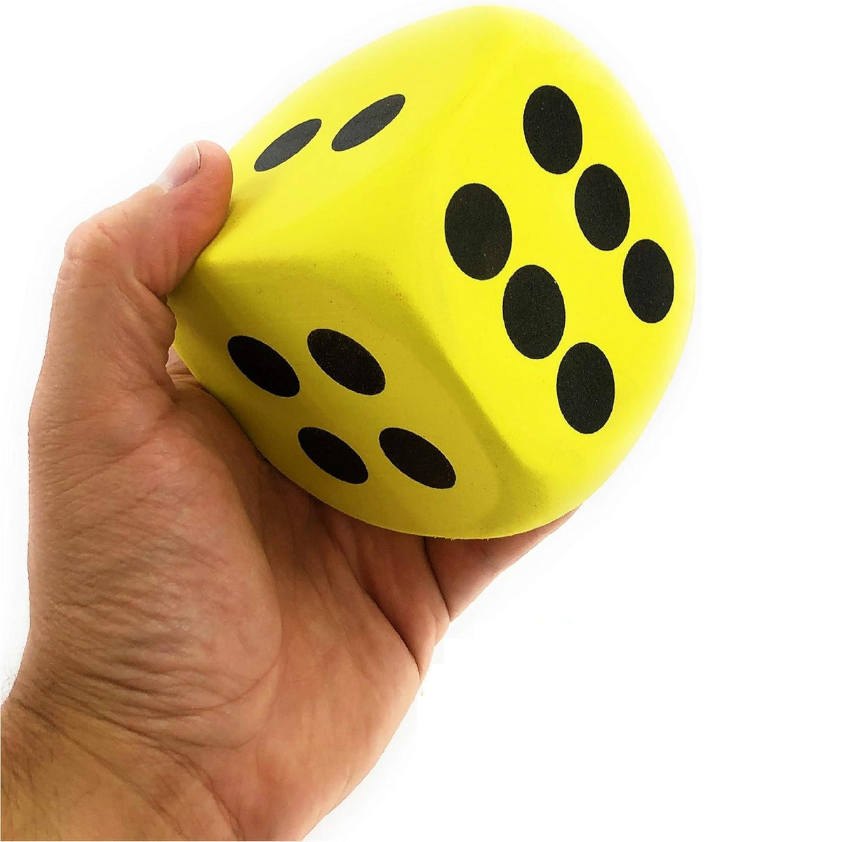 Jumbo Foam Dice Set Red-Blue and Yellow Pack of 3 S34941140 | Dice for Kids | Ideal for Party Games-Classroom Activities, and Learning Fun