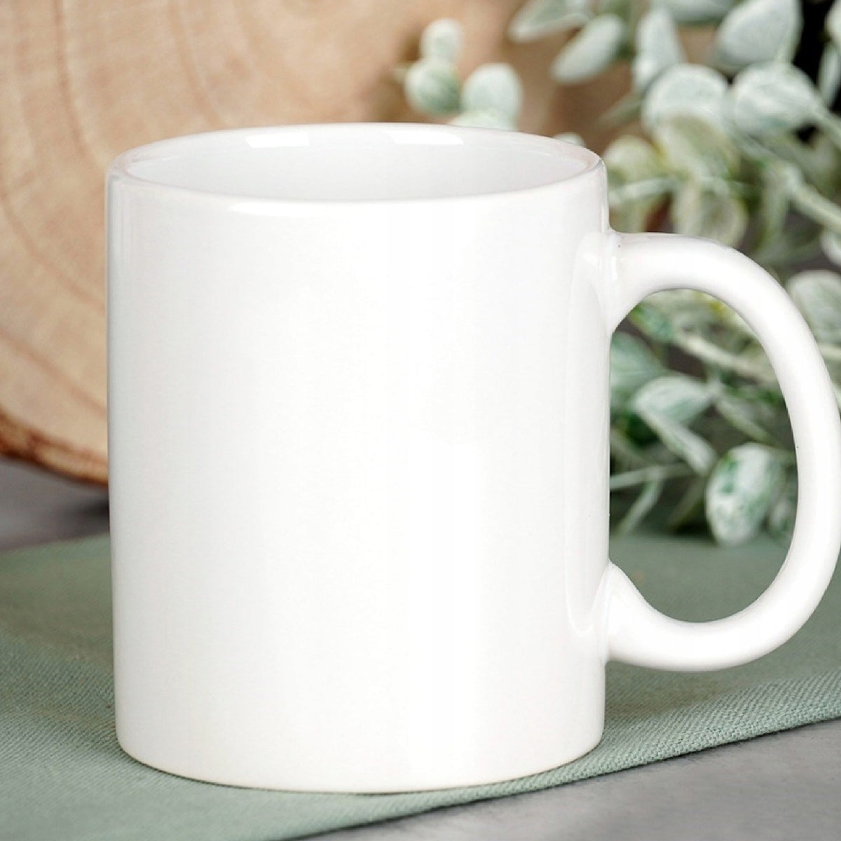 Stoneware Mug White 310ml Q01000010