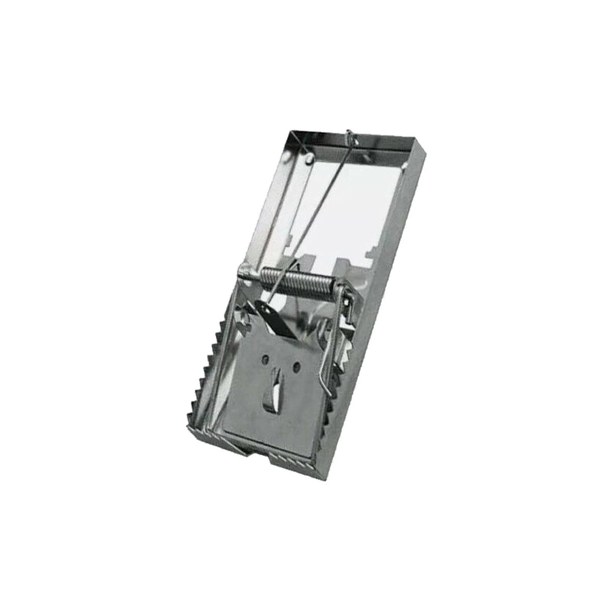 151 PestShield Metal Rat Trap Silver 12cm x 3cm x 23.5cm PS1002 | Heavy-Duty Reusable Snap Trap | For Indoor and Outdoor Use | Rodent Control Solution