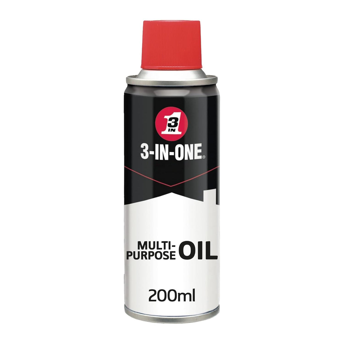 3-in-1 Multi-Purpose Oil Spray Multicoloured 200ml 44135 | Lubricant for Hinges-Tools and Moving Parts | Rust Protection and Cleaning Solution