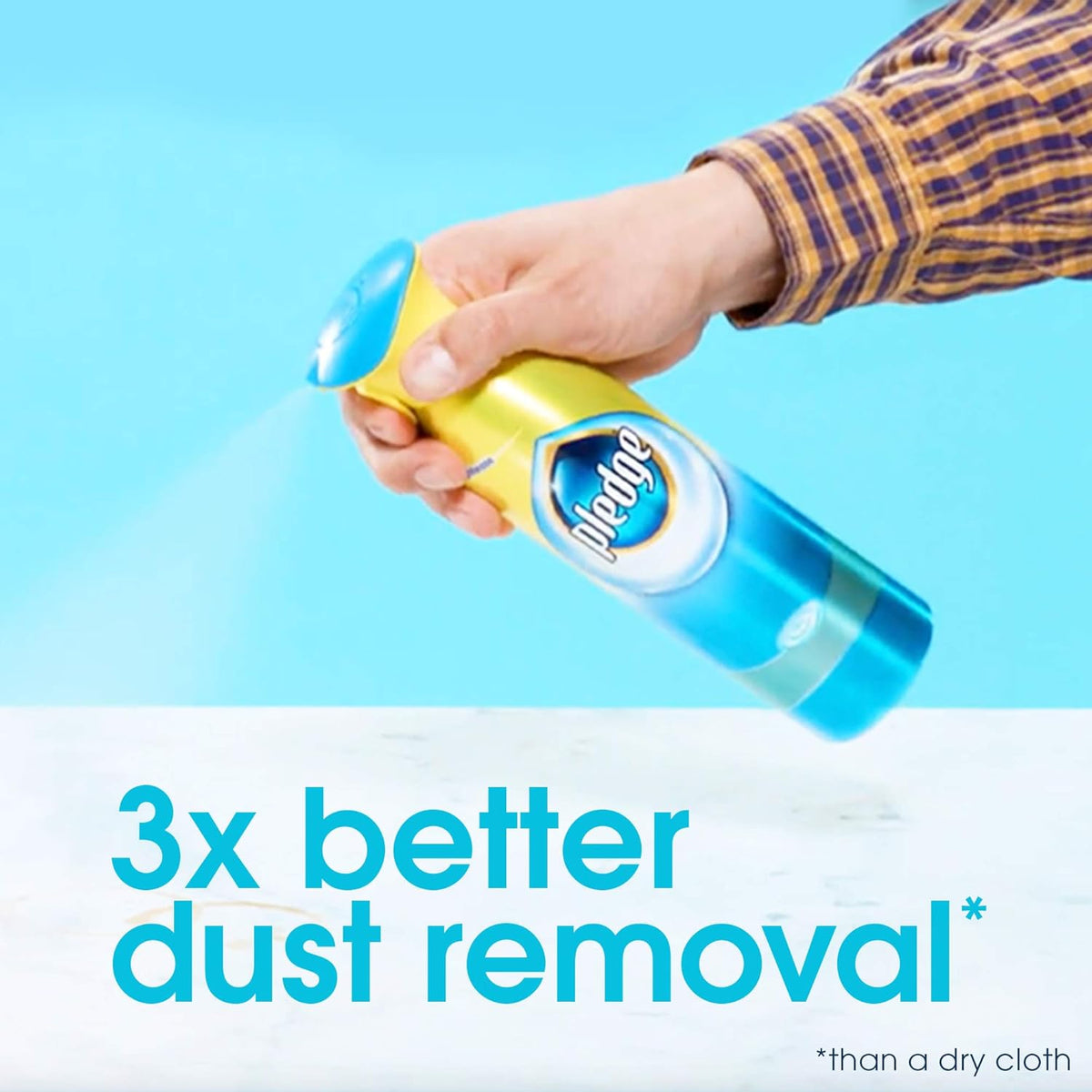 Johnson Pledge Multisurface Five-In-One Cleaner Spray Jasmine Scent Multicoloured 250ml 795235 | Dust and Mess Remover | For Wood-Glass-Electronics and More