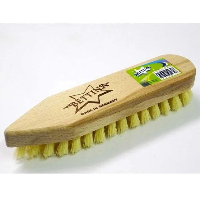 Bettina Heavy Duty Wooden Scrubbing Brush Brown 8-Inch B123 | Stiff Bristles and Durable Wooden Handle | Ideal for Floors-Tiles and Outdoor Cleaning