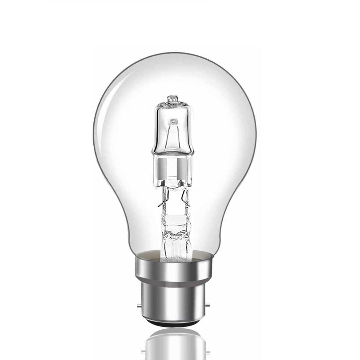 Linx BC Golf Halogen GLS Warm White Light Bulb 30W Clear LX0115 | Energy Saving | Instant Brightness | Dimmable