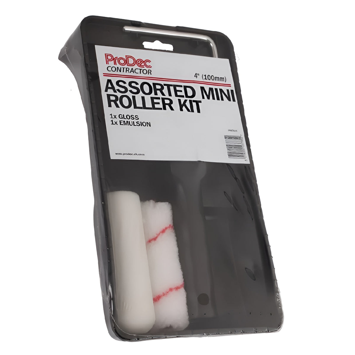 Prodec Mini Roller Kit Assorted 4-Inch PRRT035