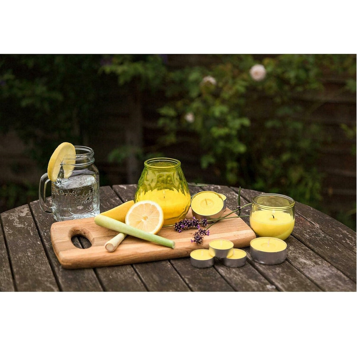 Prices Citronella Candle in Tin Yellow Large OP 50228 | Up to 8 Hours Burn Time