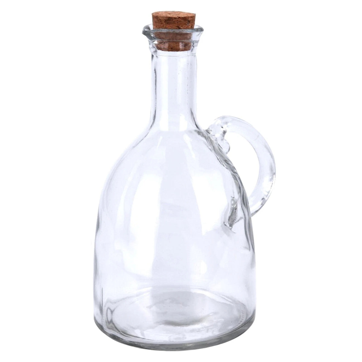 Oil and Vinegar Glass Bottle with Cork Lid Clear 500ml 695000060