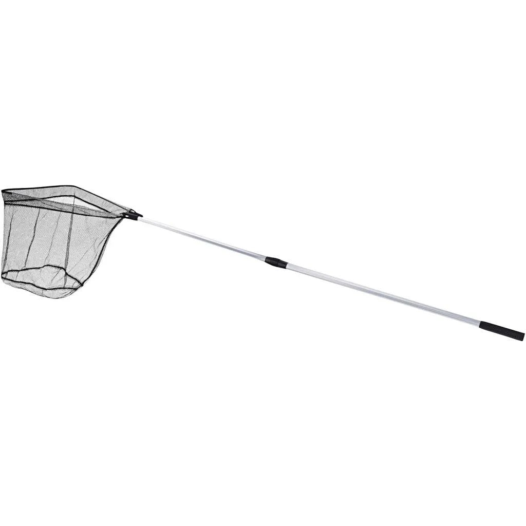 XQ Max Fishing Landing Net Black and Silver 180cm 8FD000140 | Max 3Kg | Easily Foldable and Extendable | Telescopic and Lightweight