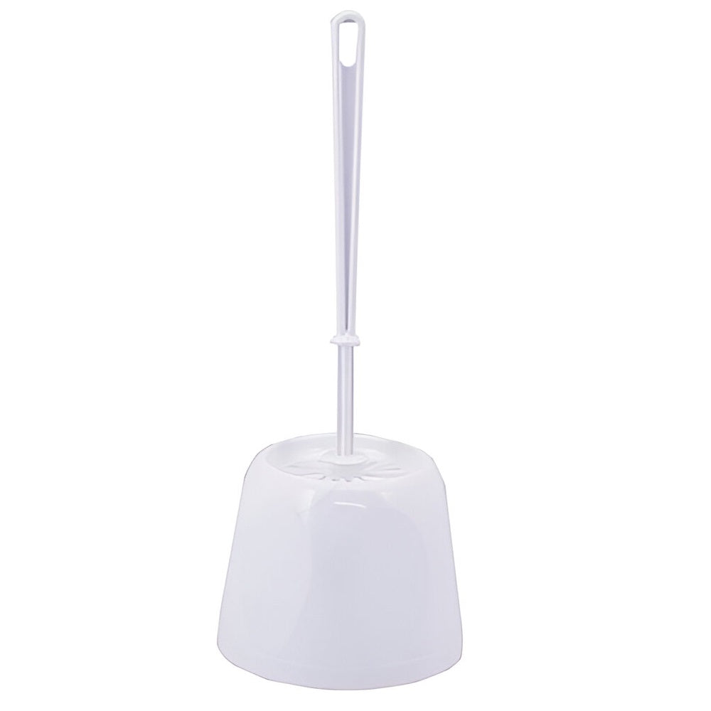 Elliott WC Standard Plastic Toilet Brush Set White H41cm EL4304